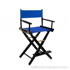 Extra-Wide Premium 30 Directors Chair Natural Frame W/Royal Blue Color Cover 563751559